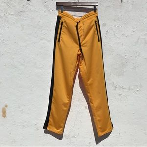 Yellow joggers tracksuit bottoms